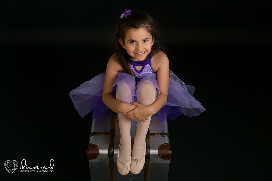 little ballerina portrait